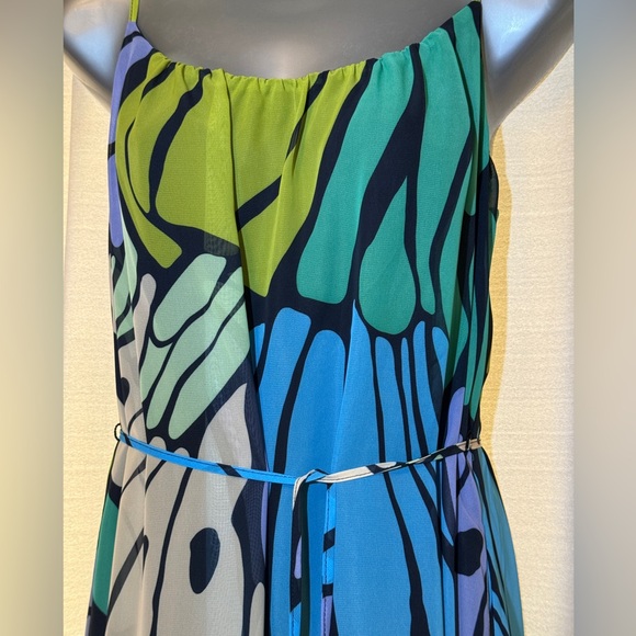 Sam Edelman medium butterfly print maxi dress - Picture 3 of 7